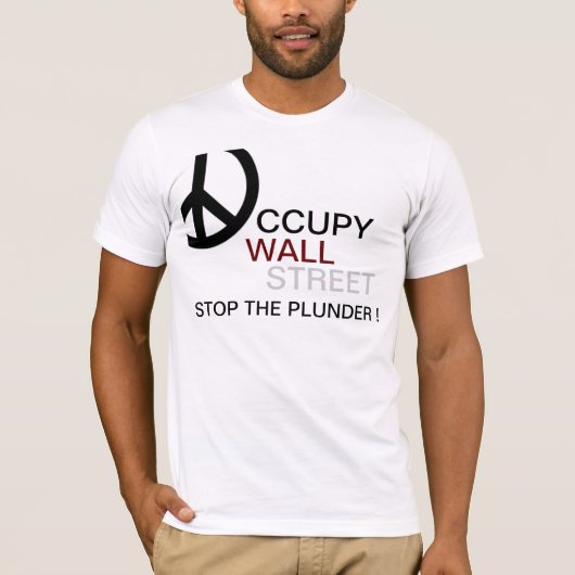 T-SHIRT ARRÊTEZ LE PLUNDER ! (Devant)