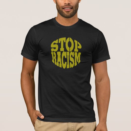 T-shirt Arrêtez le racisme (Devant)