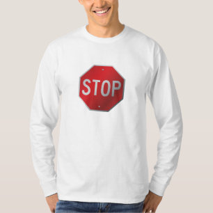 T-shirt Arrêtez le signe