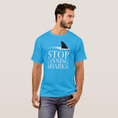 T-SHIRT ARRÊTEZ LES REQUINS DE FINNING (Devant entier)