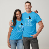T-SHIRT ARRÊTEZ LES REQUINS DE FINNING (Unisexe)