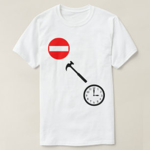 T-shirt Arrêtez, martelez le temps !