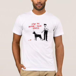 T-shirt Arrêtez-moi avant que je peigne encore