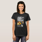 T-shirt Arrêtez-vous et tirez Billard 8 Ball Pool Player (Devant entier)