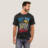 T-shirt Arrêtez-vous et tirez Billard 8 Ball Pool Player (Devant entier)