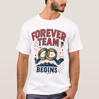 T-SHIRT ARRIÈRE DE L'ÉQUIPE FOREVER