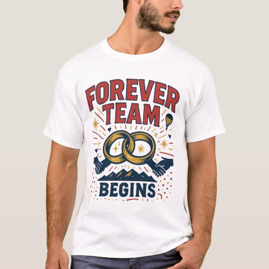 T-SHIRT ARRIÈRE DE L'ÉQUIPE FOREVER (Devant)