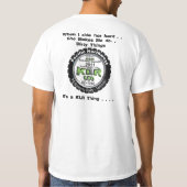 T-shirt Arrière de logo de rassemblement d'avant de logo (Dos)