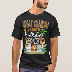 T-shirt Arrière-mère du garçon de la jungle Safari An