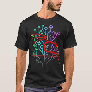 T-shirt Arrière-piste Kali Linu design avec Dragon et