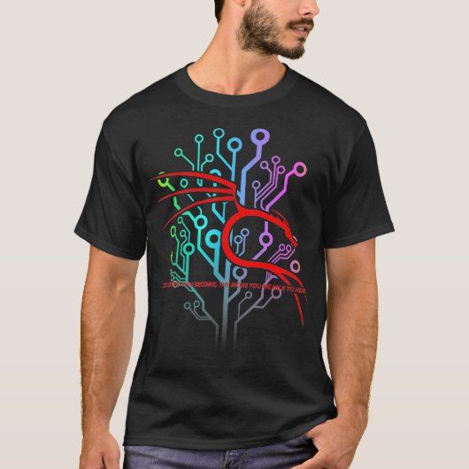 T-shirt Arrière-piste Kali Linu design avec Dragon et (Devant)