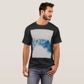 T-shirt Arrière - plan Abstrait de l'encre d'alcool (Devant entier)
