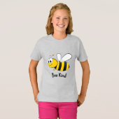 T-shirt Arrière - plan d'abeilles illustré (Devant entier)