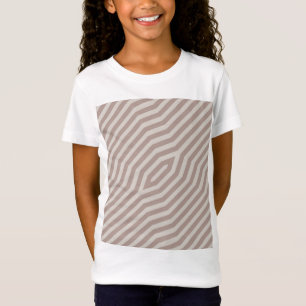 T-Shirt Arrière - plan de bandes diagonales symétriques 12
