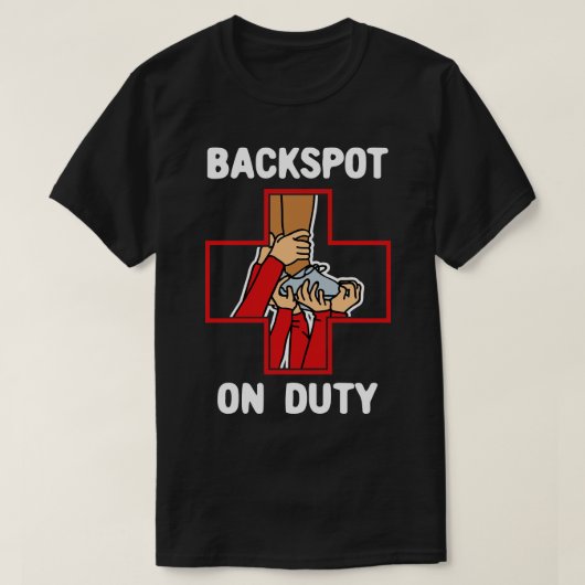 T-shirt Arrière-plan en service 2 (Design devant)