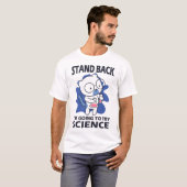 T-shirt Arrière-plan - Expérience d'un scientifique adorab (Devant entier)