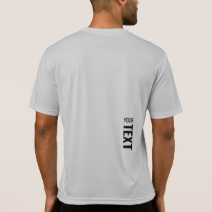 T-shirt Arrière-plan Imprimez Activez Vêtements Silver Men