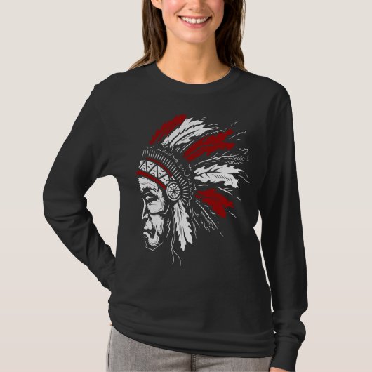 T-shirt Arrière-plan Indien (Devant)