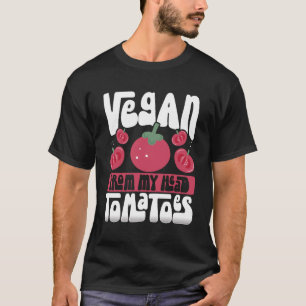 T-shirt Arrimage Vegan de ma tête Tomates Veganism