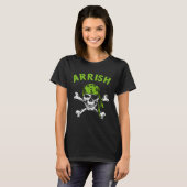 T-shirt Arrish Irish Pirate  St Patricks Day St Paddys Day (Devant entier)