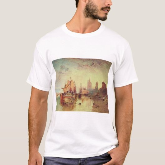 T-shirt Arrivée d'un paquebot par Joseph Turner (Devant)