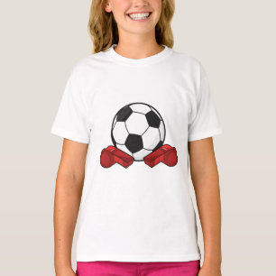 T-shirt Arrivée sifflet & balle de football