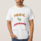 T-shirt "Arrogance Anodyne" (Devant)
