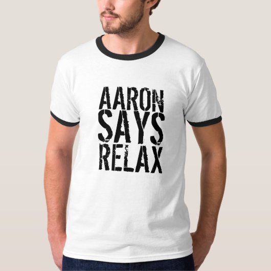 T-SHIRT ARRON INDIQUE DÉTEND (Devant)