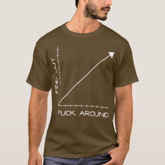 T-shirt Arrondir et découvrir le graphique graphique