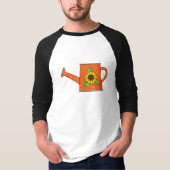T-shirt Arrosage orange avec tournesol (Devant)