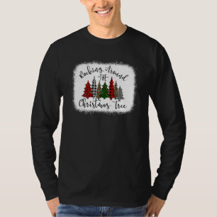 T-shirt Arroser Autour De L'Arbre De Noël Buffalo Plaid Ch