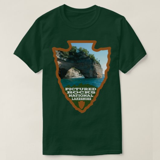 T-shirt Arrowhead de Lakeshore National de Rocks (Design devant)