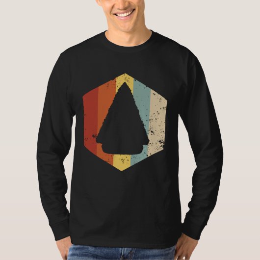 T-shirt Arrowhead Hunting Collector Retro Hunt Hunter (Devant)