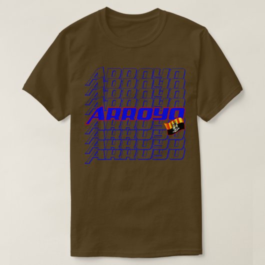 T-shirt Arroyo Cascade texte 2 (Design devant)
