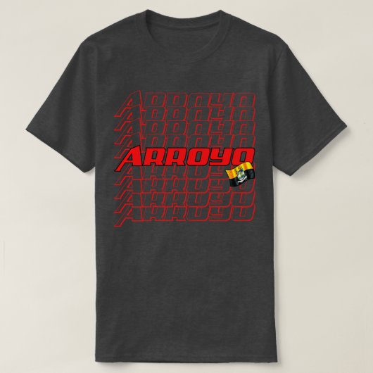 T-shirt Arroyo Cascade texte 3 (Design devant)