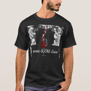 T-shirt Arsenic Et Vieux Film D'Horreur De Dentelles Hallo