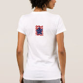 T-shirt Art 4 juillet art Abstrait à porter (Dos)