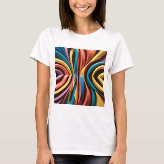 T-shirt Art Abstrait (Devant)