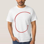 T-shirt Art Abstrait (Devant)