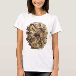 T-shirt ART ABSTRAIT Argent ICONIQUE Design Moderne