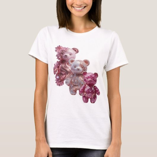 T-shirt Art abstrait argenté DESIGN ABSTRAIT (Devant)