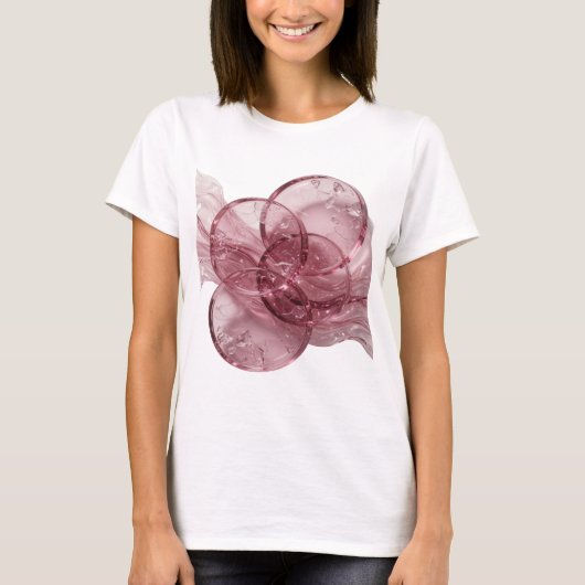 T-shirt Art abstrait argenté DESIGN MODERNE (Devant)