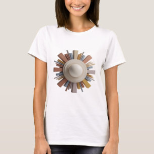 T-shirt ART ABSTRAIT Argenté Design Moderne v2