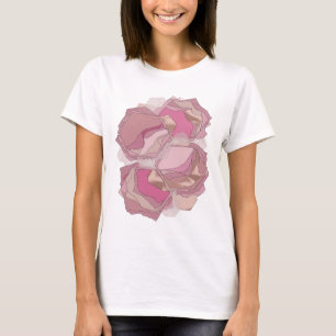 T-shirt Art abstrait argenté moderne Motif artistique v2