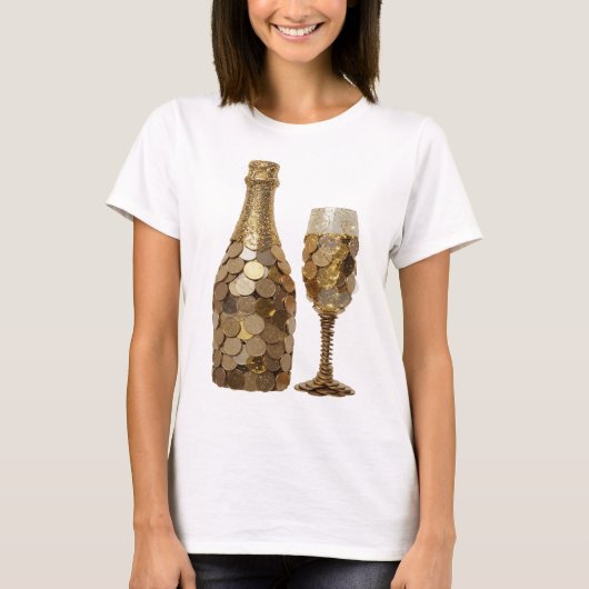 T-shirt ART ABSTRAIT argenté Sharp Design abstrait (Devant)