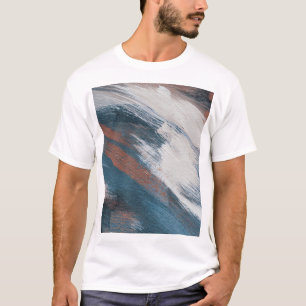 T-shirt Art Abstrait : Brush Strokes Versatile.