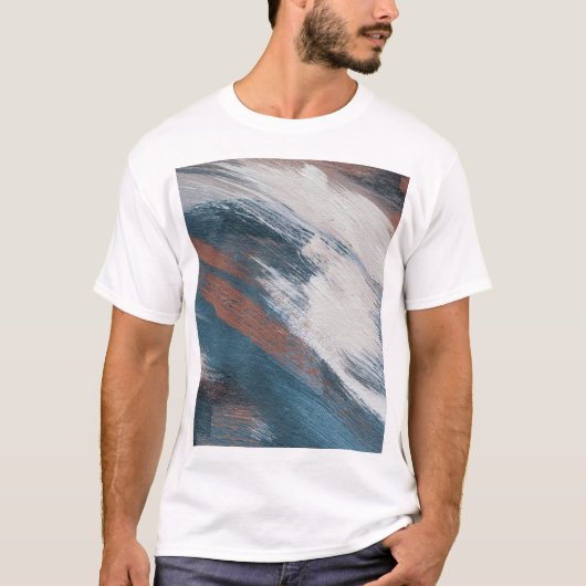 T-shirt Art Abstrait : Brush Strokes Versatile. (Devant)