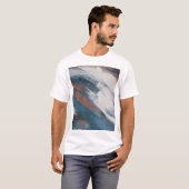 T-shirt Art Abstrait : Brush Strokes Versatile. (Devant entier)