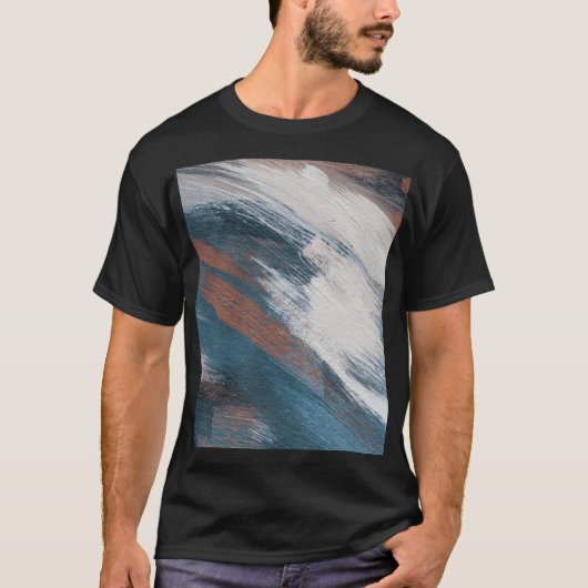 T-shirt Art Abstrait : Brush Strokes Versatile. (Devant)
