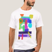 T-shirt Art Abstrait Coloré 11 (Devant)